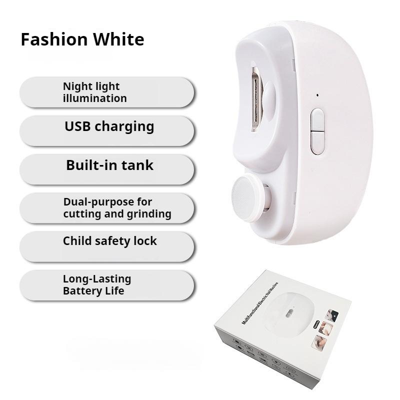 Electric Nail Sharpener Baby Adult Nail Sharpener Anti-Clip Automatic Nail Clipper Multifunctional Electric Nail Sharpener