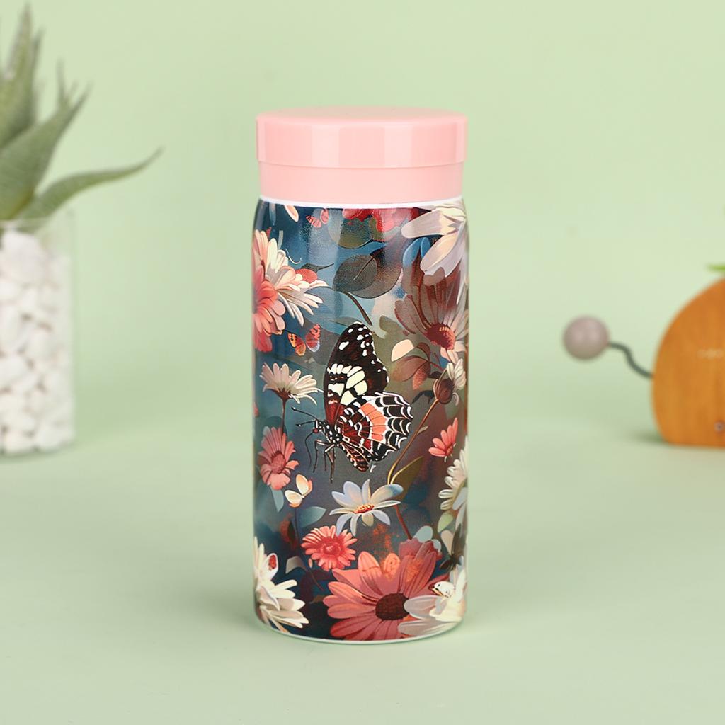 New Steel Printed Pocket Cup Double Vacuum Mini Thermos Cup Stylish Portable Handy Cup Durable Durable Useful Useful