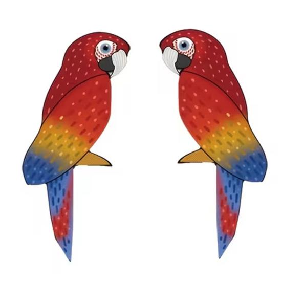 

1 пара Деревянная дверная рама для попугая Декорация Цветная тропическая птица Навершие двери Деревянное угловое настенное искусство над дверью для дома Ванной комнаты Спальни Офиса Bird