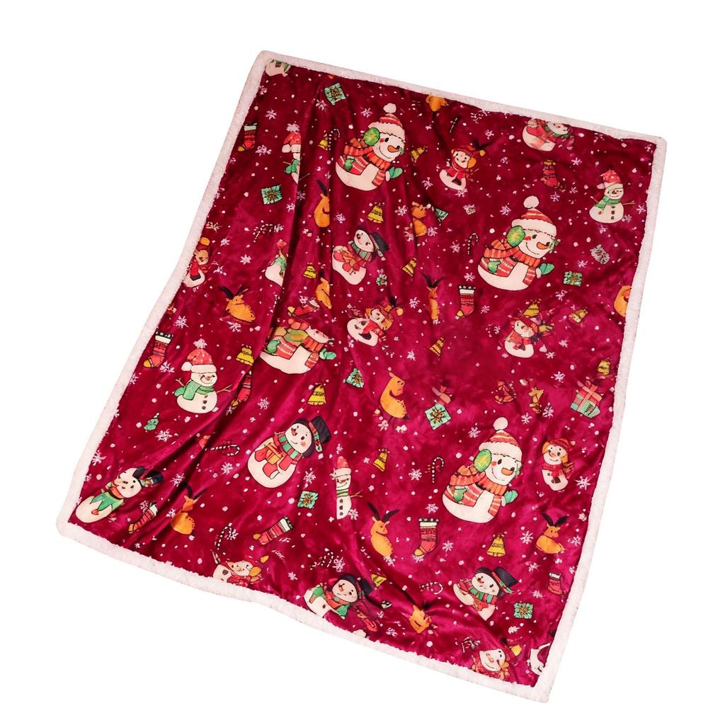 Christmas Soft Blanket, Super Comfortable Sofa Blanket, Leg-covering Blanket, Ideal Size For Bedroom, Sofa