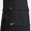 Nike Solid Color Brand Logo Pocket Button High Waist Athletic Training Shorts Men Shorts Black FJ7137-010