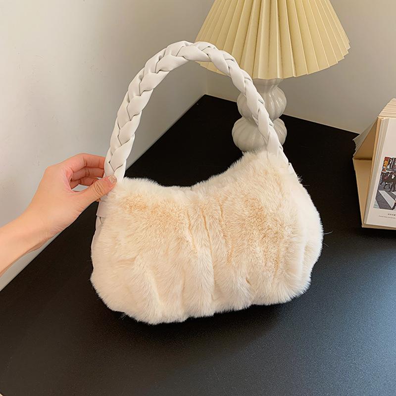Mao Mao simple and fashionable 2025 autumn and winter new simple casual retro portable shoulder underarm bag women