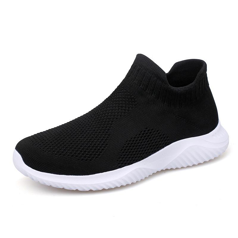 Men Sports Shoes Breathable Mesh Comfortable Flat Casual Walking Shoes Lightweight Outdoor Running Shoes for Men