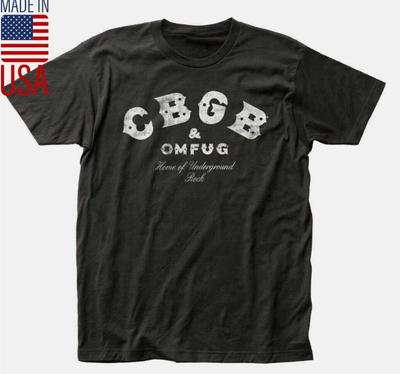 CBGB Distressed T Shirt Mens Licensed Rock N Roll Punk Music Band Tee New Black Unisex T-Shirt