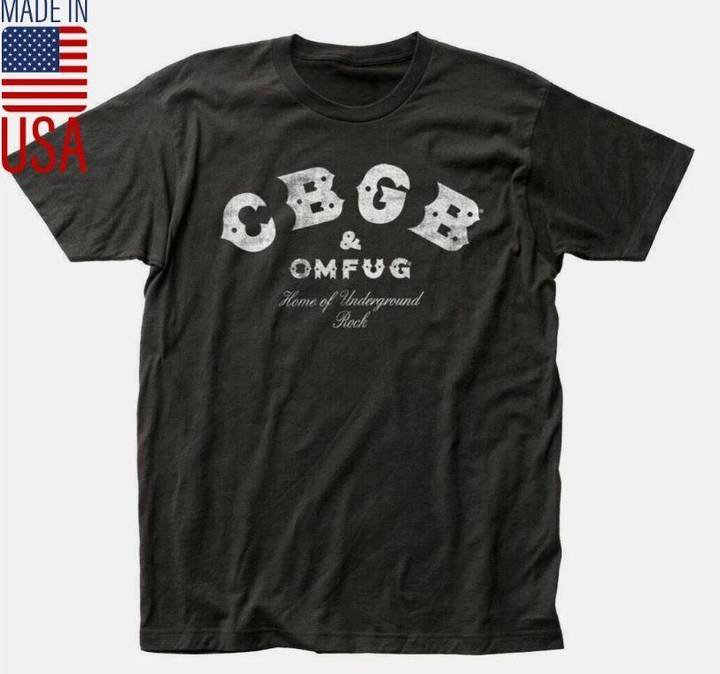 

CBGB Distressed T Shirt Mens Licensed Rock N Roll Punk Music Band Tee New Black Unisex T-Shirt XXXXL