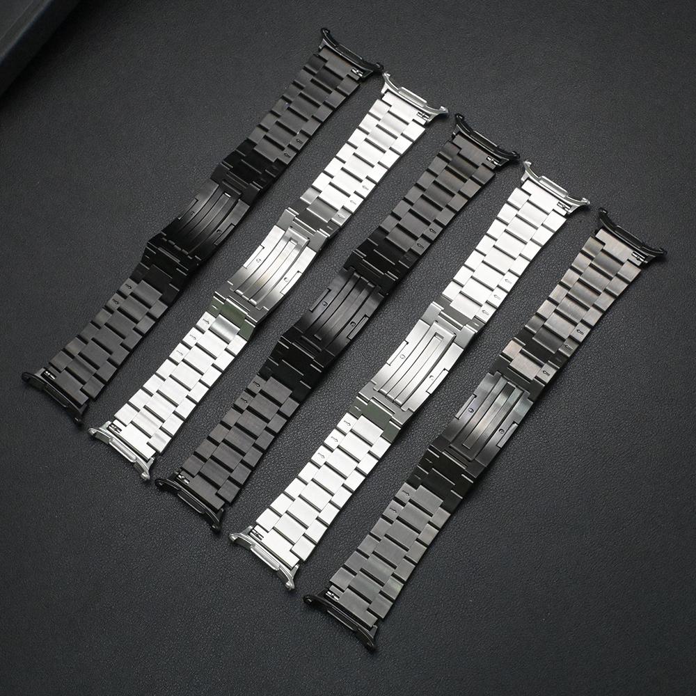 Luxury Metal Strap for Samsung Galaxy Ultra Watch 47mm Correa Stainless Steel Band Men Bracelet Galaxy Watch Ultra 7 Wristband