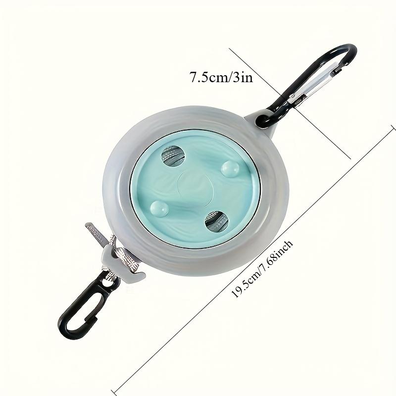 10M Nicht-Perforierte Wäscheleine Einziehbar Tragbar Reise Trockenständer Outdoor Camping Winddicht Rutschfest Tragbarer Hängeständer