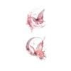 Waterproof Temporary Tattoo Stickers Long-lasting Water-Sprinkling Festival Flower Tattoo Stickers Moon Pattern