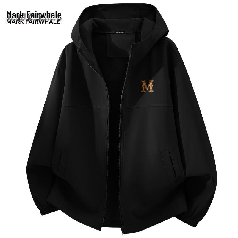 Mark Hua Fei Men's Hooded Windbreaker Jacket