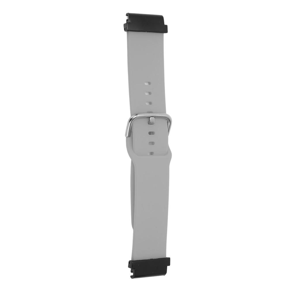 Replacement Wristband 20mm Waterproof Soft Quick Release Silicone Watch Strap for Garmin Fenix 7S Grey