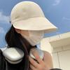 Wide Brim Bucket Hat Sunscreen Canvas Basin Hat Foldable Fisherman Hat  Famale