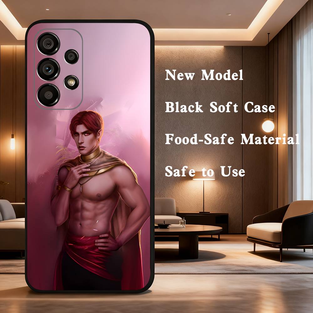 Game Romance Clubs For Samsung Galaxy A53,31,52,72,41,Note,J7,8,9,5G,22,73,32,71, Soft Black Silicone Case