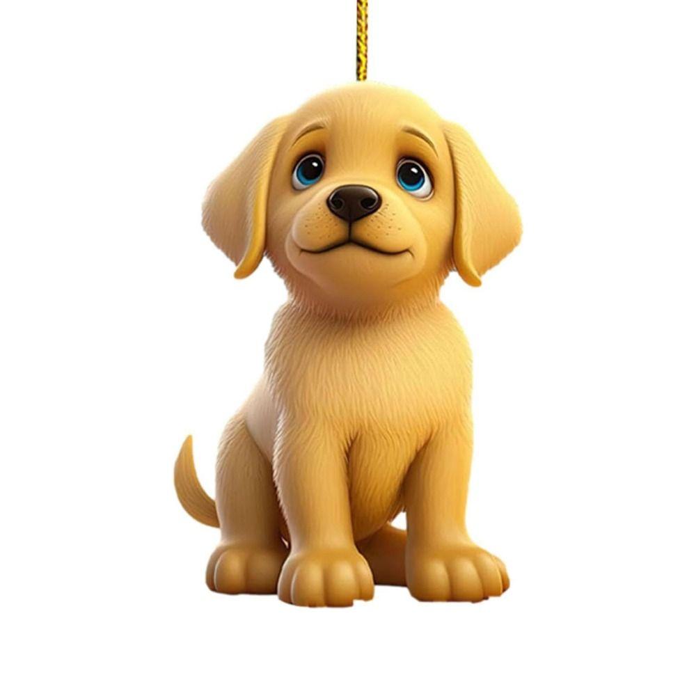 

Cartoon Cartoon Dog Car Pendant Decorative Dog Christmas Tree Charms Christmas Tree A