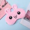 Cartoon Unicorn Sleep Mask Soft Plush Funny Animal Eye Masks Eyeshade Sleeping Mask for Girls and Adults Travel Eye Cover