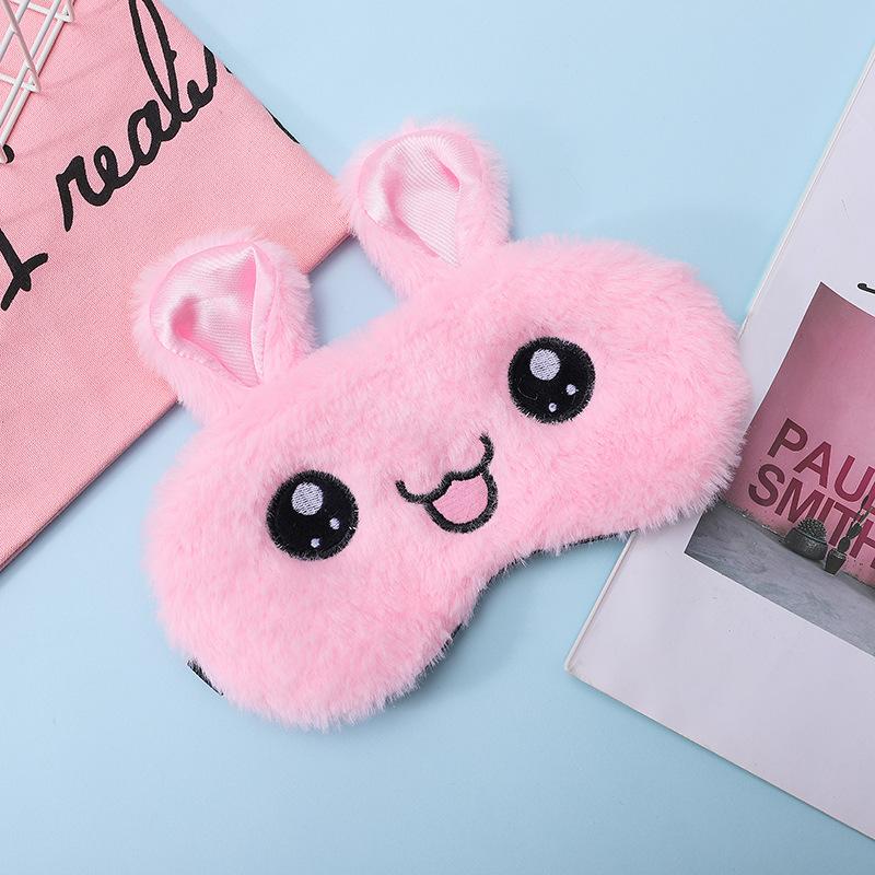 

Cartoon Unicorn Sleep Mask Soft Plush Funny Animal Eye Masks Eyeshade Sleeping Mask for Girls and Adults Travel Eye Cover