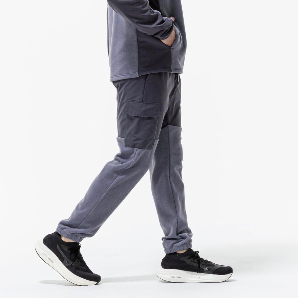 Mizuno Proof Fleece Training Granite Gray Men's Water-Repellent Pants, 32MDC558,