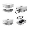 Mac Mini M4 Compatible Hub Hub SSD Expansion HDMI 4K 60Hz Data Port Card Slot Headphone Jack Port for 2024 Mac Mini Pro USB-C 10-in-1 -NVMe USB-C