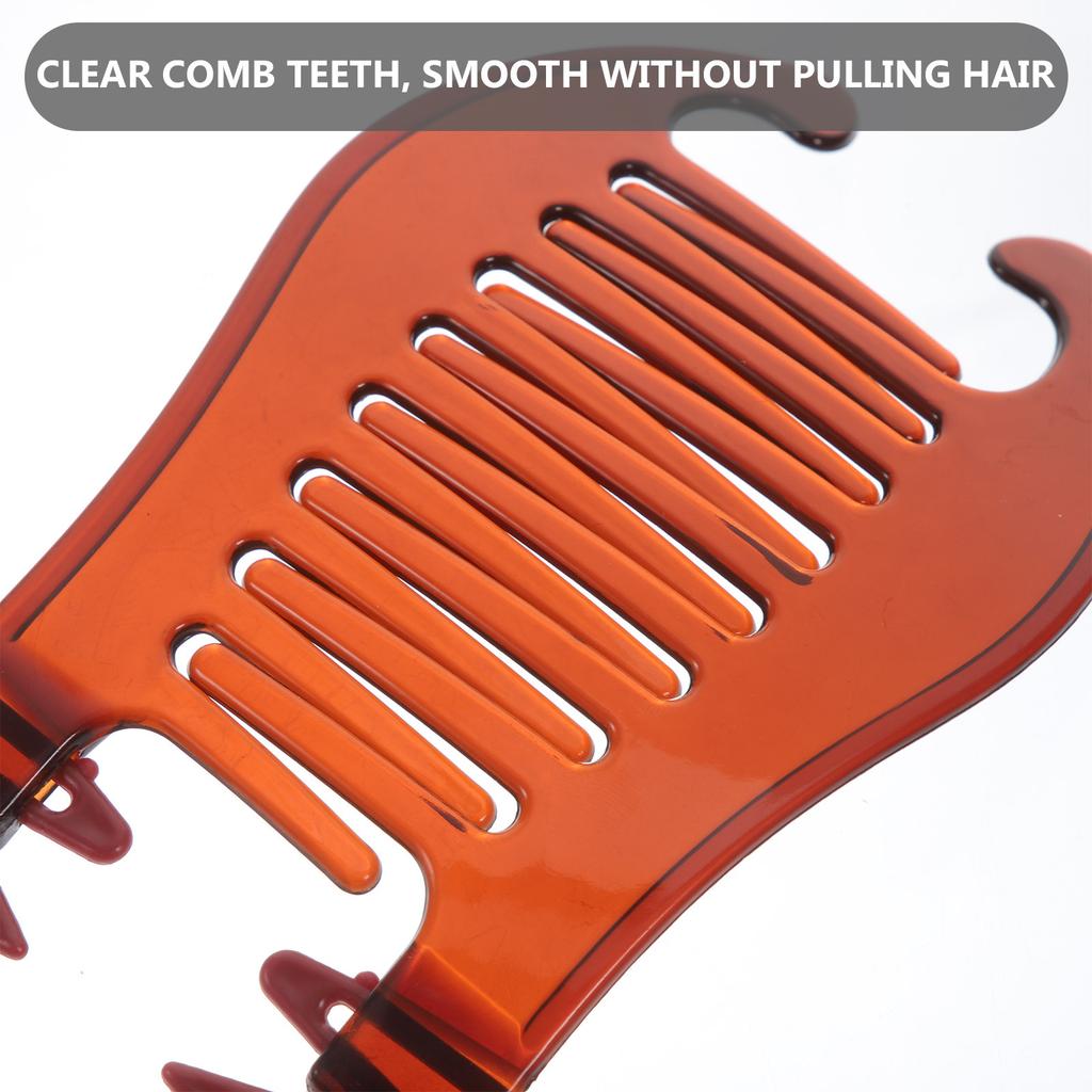 4Pcs Braiding Tools Interlocking Banana Hair Clips Bendable Combs for Women Small Banana Clips for Thin Thick Hair Styling