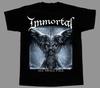 Vtg IMMORTAL ALL SHALL FALL Cotton Black Full Size Unisex T-Shirt