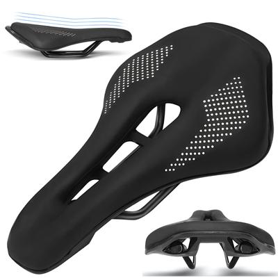 Mellbo Bicykel Pohodlné Duté PU Jednoducho Kompatibilné s Rôznymi Cestnými Bicyklami a Cross Bicyklami Sedlo, Vankúš, Dizajn, Koža, Montáž, Bicykle,