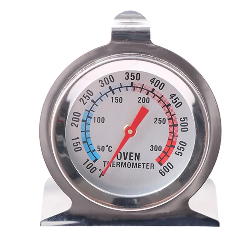Mini Stainless Steel Oven Thermometer Barbecue BBQ Temperature Gauge for Home Kitchen Cooking 50 300℃ 100 600℉