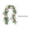 Floral Vines Greenery Garland Artificial Eucalyptus Flowers Wedding Party Table Decor for Arch Wall Fireplace Backdrop Ornament