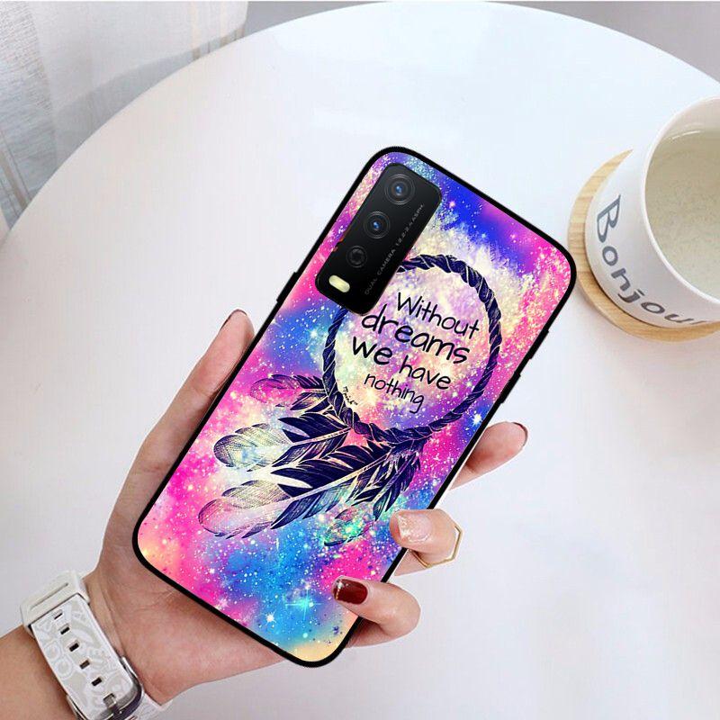 Blue Dreamcatcher Dream Catcher Phone Cover For Vivo Y31 Y30 Y33S Y11S Y12S Y17 Y20 Y21S Y1S Y53S Y15 Y19 Y91C V23 Cases Coque