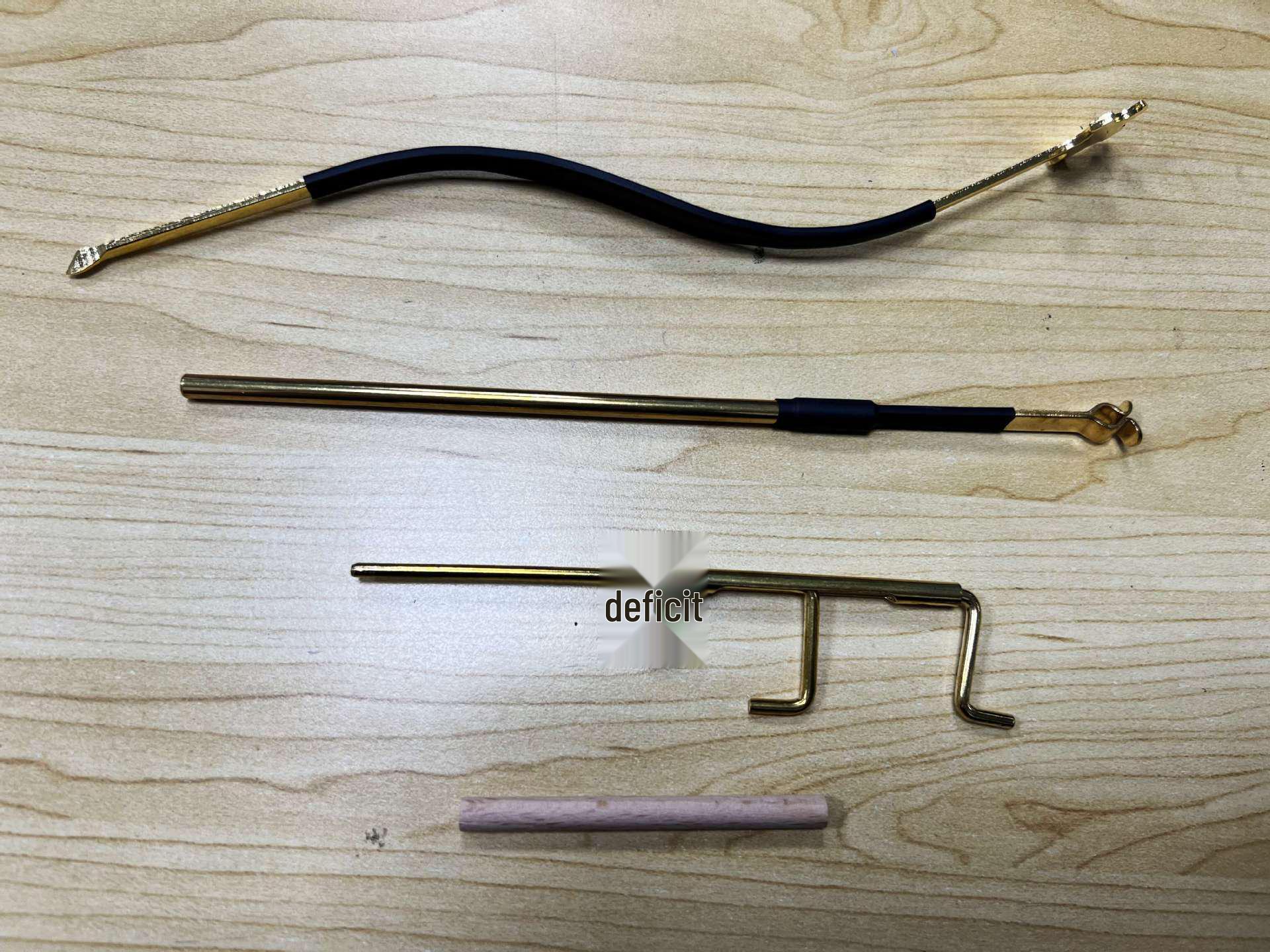 Violin Soundpost Tool Set: Clamp, Reamer, & Ruler Violin soundpost tool 3-piece set + 1 soundpost