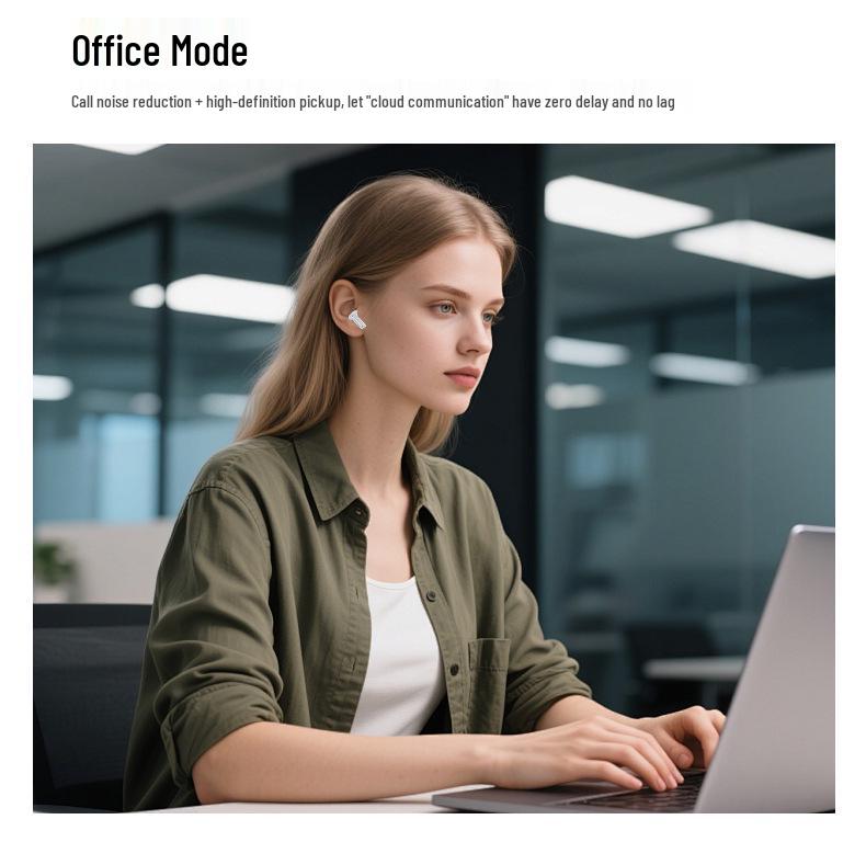 2025 Smart Wireless Noise-Cancelling Bluetooth Earphones - High-Quality, Comfortable In-Ear Design with Long Battery Life