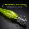 5PCS 9.5cm Squid Jig Lures Glow In Dark Squid Jig Hooks Squid Fishing Lures  Saltwater Fishing