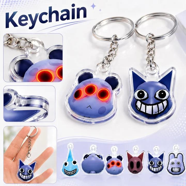 Animal Keychain Pendant with Veterinary Design, for Pet Lovers