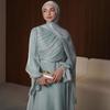 2025 Middle East Women's High-Waist Slimming Dress with Cloak and Headscarf - Summer Fashion Trend