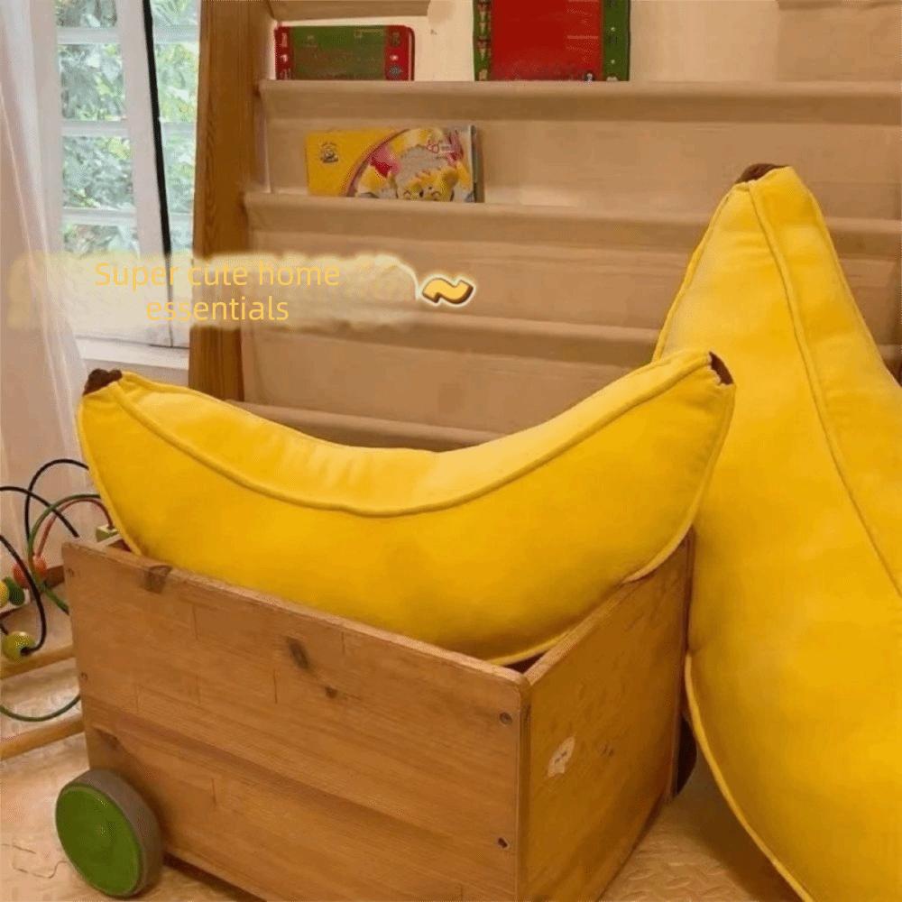 Realistic Banana Plush Doll 40-60cm Fruit Doll Pillow Kids Toy Banana Throw Pillow  Living Room