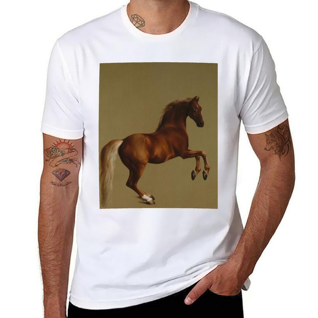 George Stubbss Whistlejacket Tshirt Tshirts Oversize Customs Design Your Own Funny Shirt Cotton Unisexs Graphic Tshirts Funny