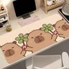 Gaming Mouse Pad Computer Kawaii Capybara Pattern Desk Mouse Mat Gamer Professional Premium Mousepad Speed Control Accessories