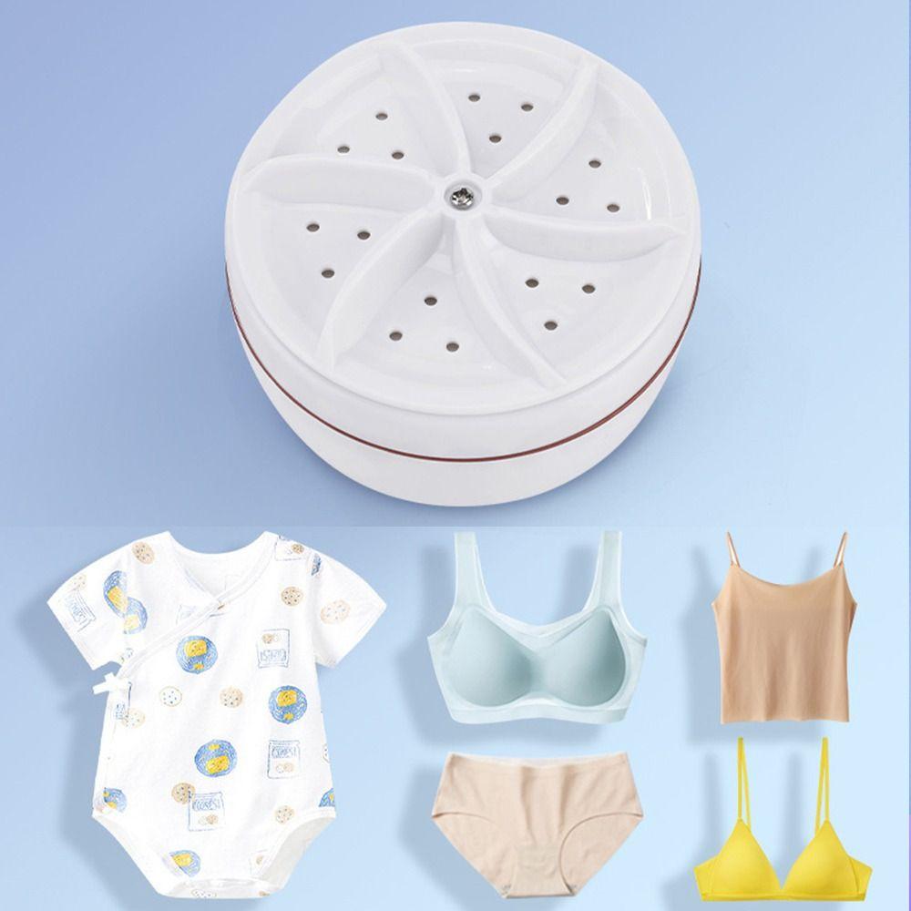 Portable Mini Washing Machine Two-way Rotating Turbine Turbo Washer Travel