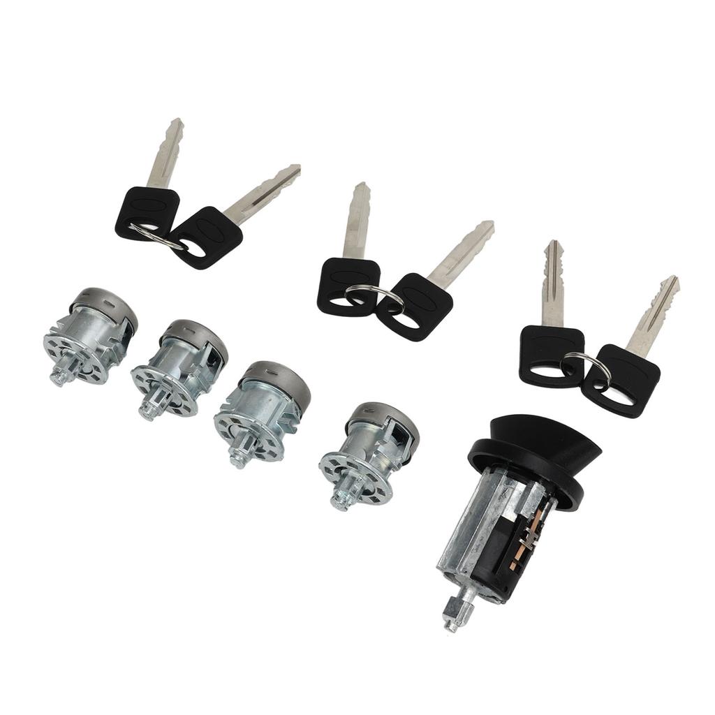 Car Door Lock Cylinder Key Set 1L3Z 11582 A Ignition Switch Lock Key Kit Replacement For Ford Excursion 2000 to 2005