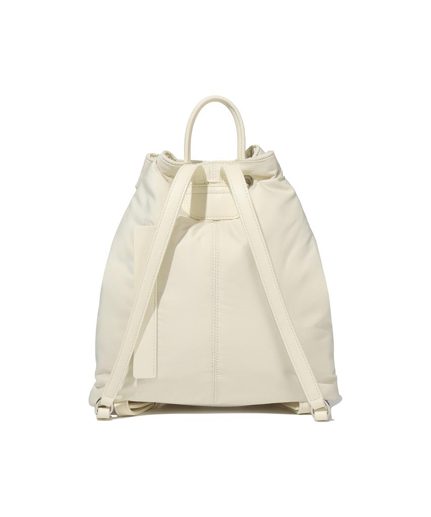 Covernat Woman Clover Heart Nylon Ribbon Backpack Butter