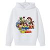 Adorable Toy Story Characters Light Purple Hoodie for Kids – Energetic Spring & Autumn Cartoon Jacket