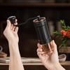 CLITON Hand-Crank Coffee Grinder, External Adjustment Coffee Bean Grinder, Manual Portable Coffee Machine