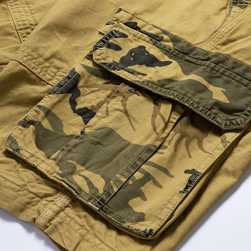 JAYSCE Pánské módní šortky Bavlna Ležérní Léto Pracovní Combat Kalhoty Klasické krátké Oversized Cargo Kalhoty Letní plážové kalhoty