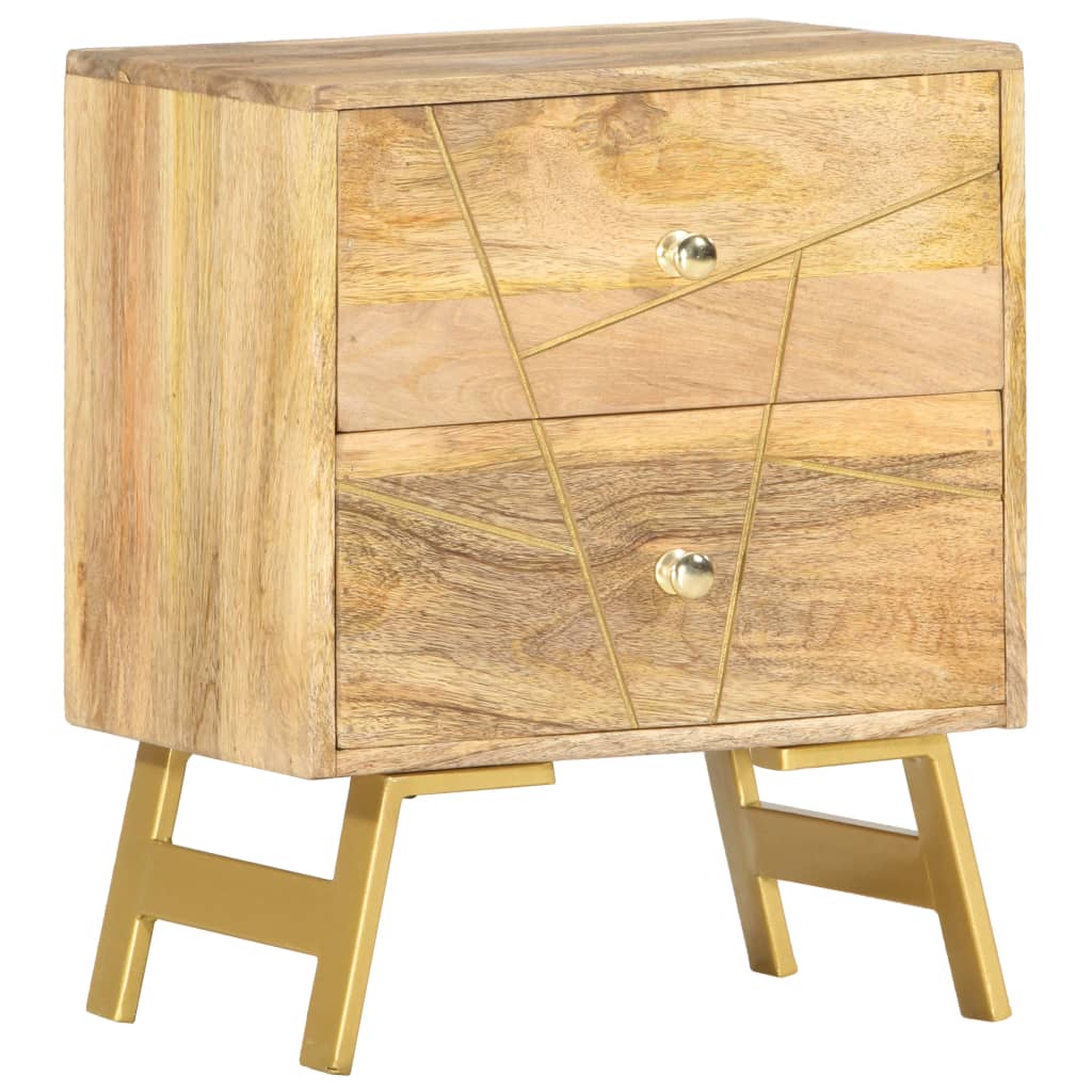 Nightstand 40 x 30 x 50 cm Solid Mango Wood