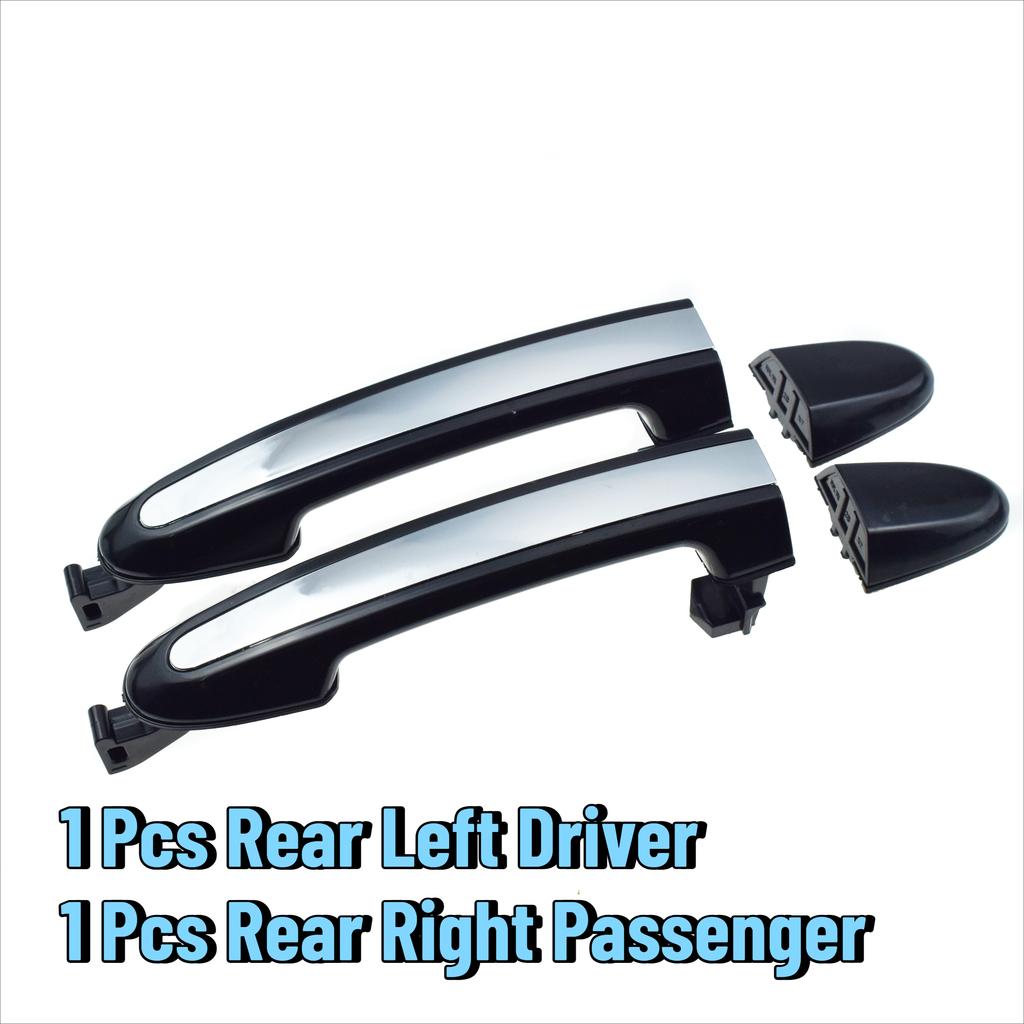 1/2/4 Pcs For Hyundai Santa Fe 2.4L 3.5L 2007-2012 Outside Car Door Handle Chrome Front or Rear Left Driver or Right Passenger