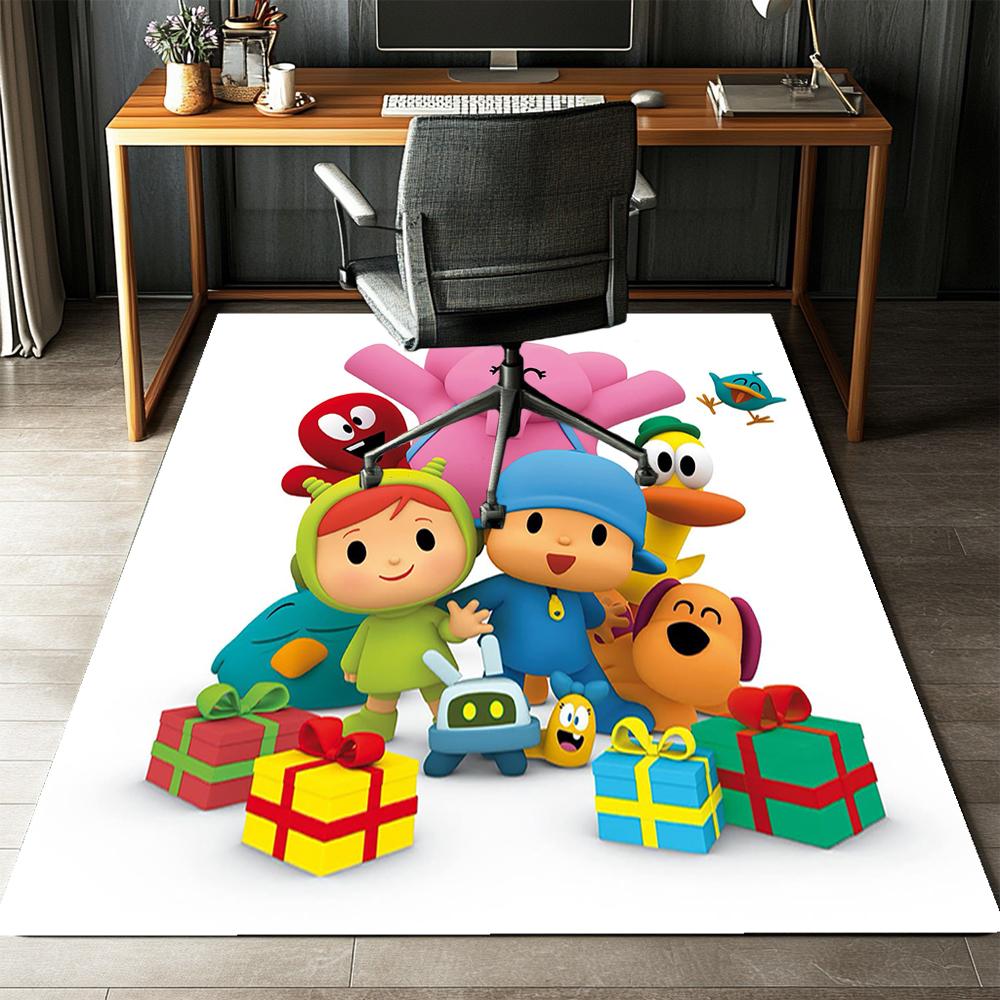 Pocoyo Printed Carpet,Rug,for Office Chair Living Room Bedroom Kitchen Room Decor Gifts.