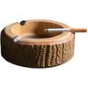 Ash Tray Sets for weed,Cigar Ashtrays Easy To Clean for Home Office Indoor Decoration,Cool Wooden Ashtrays for Cigarettes Outdoor Patio