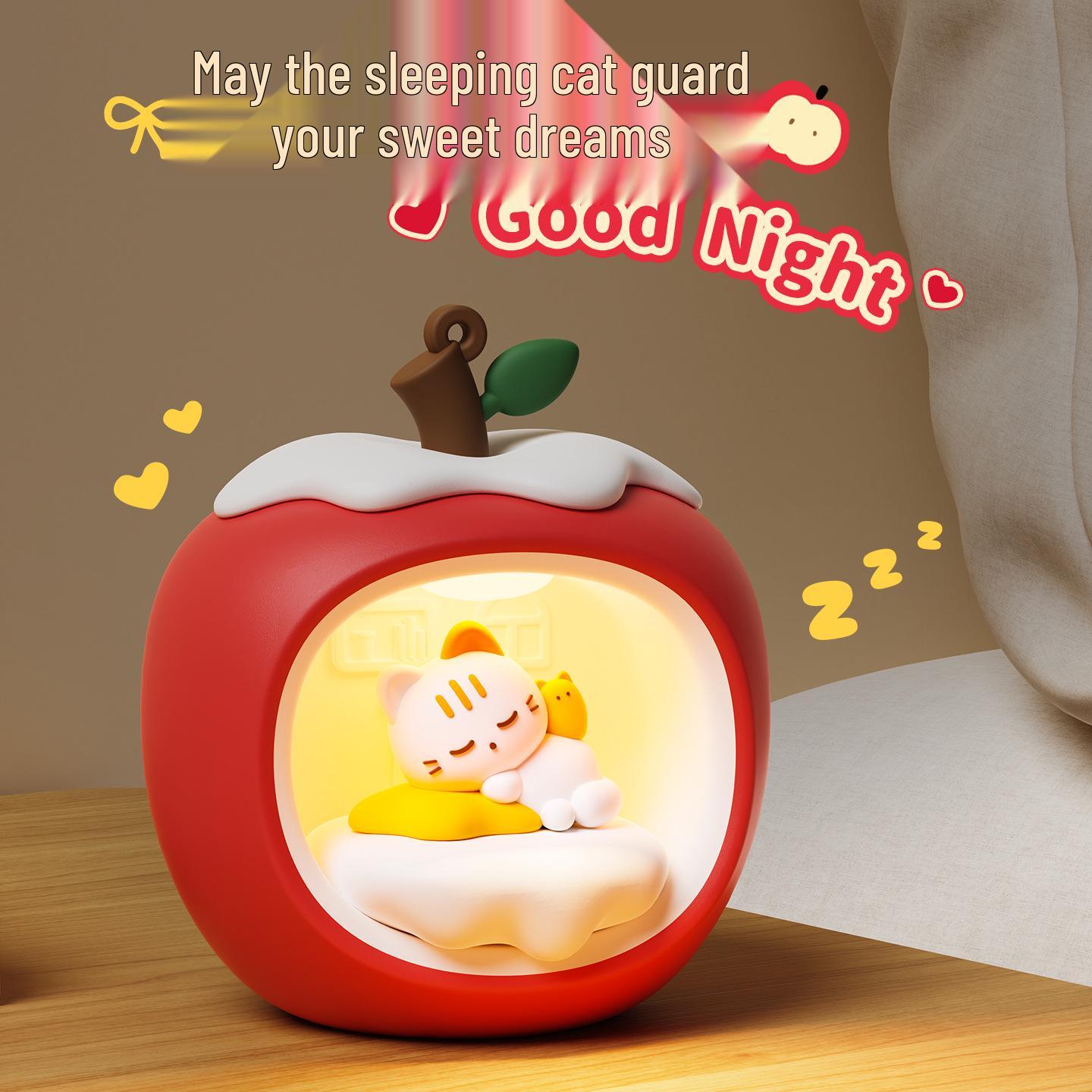 

Ночник «Яблочный домик»: Креативный прикроватный светильник и подарок для студентов, друзей и коллег Basic Version