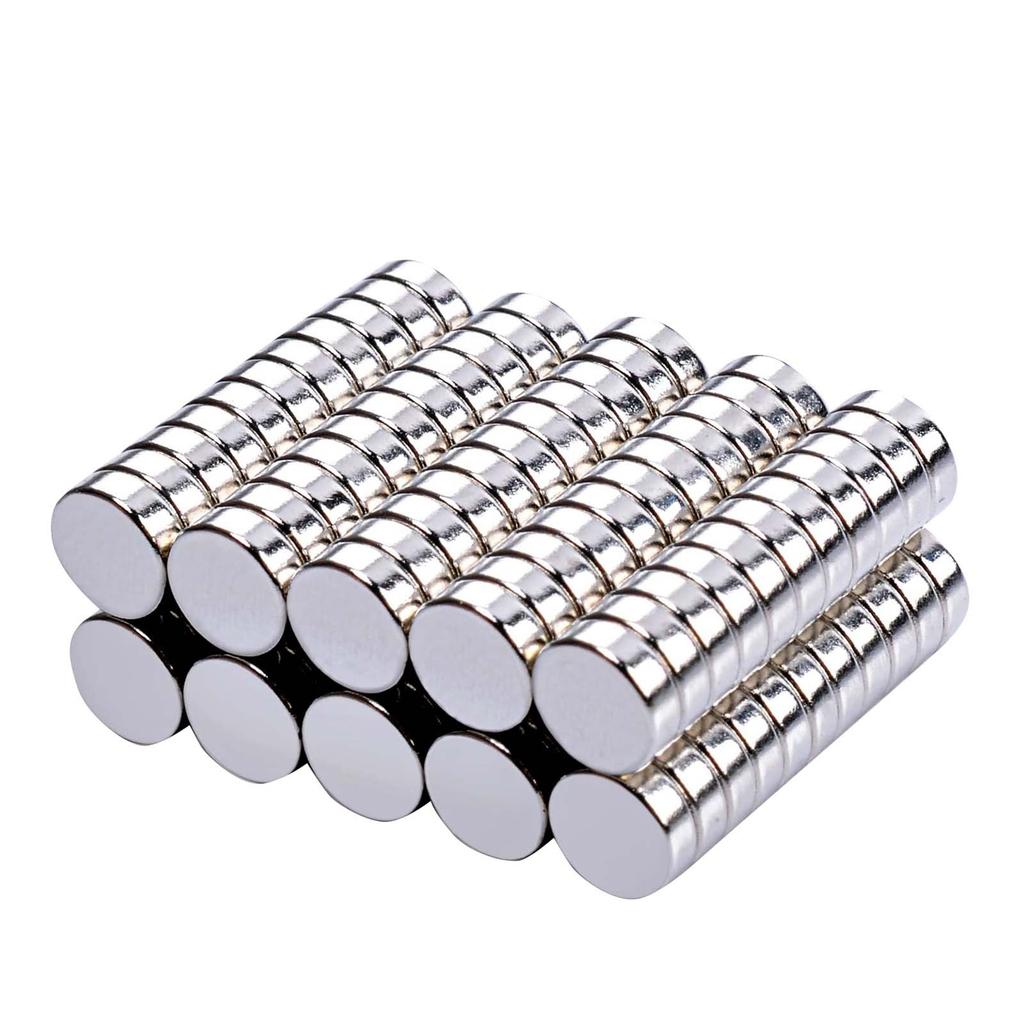 100 Pcs Mini Strong Round Small Rare Earth Magnets Mini Refrigerator Magnets Disc For Whiteboard Stationery Organizer for Kids