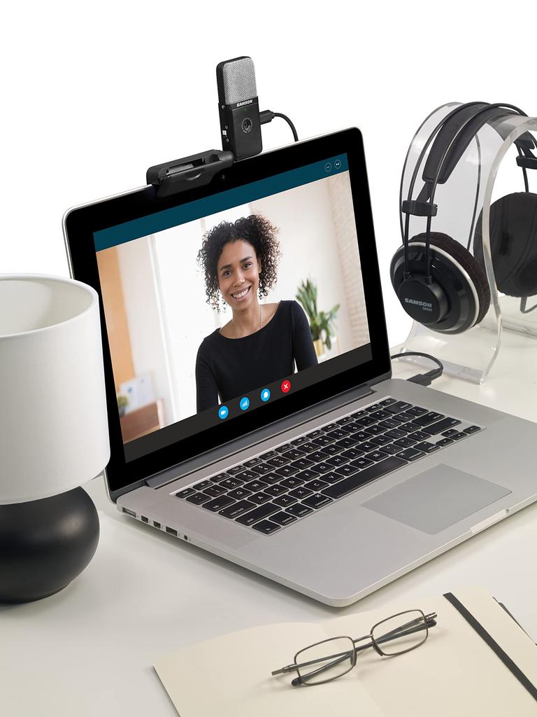 Samson Go Mic Video Portable USB Microphone with HD Webcam