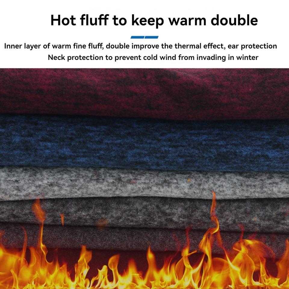 GTUBIKE Motorrad Radfahren Maske Winter Warm Wandern Schal Polar Fleece Bandana Nackenwärmer Outdoor Angeln Skifahren Kopfbedeckung Maske