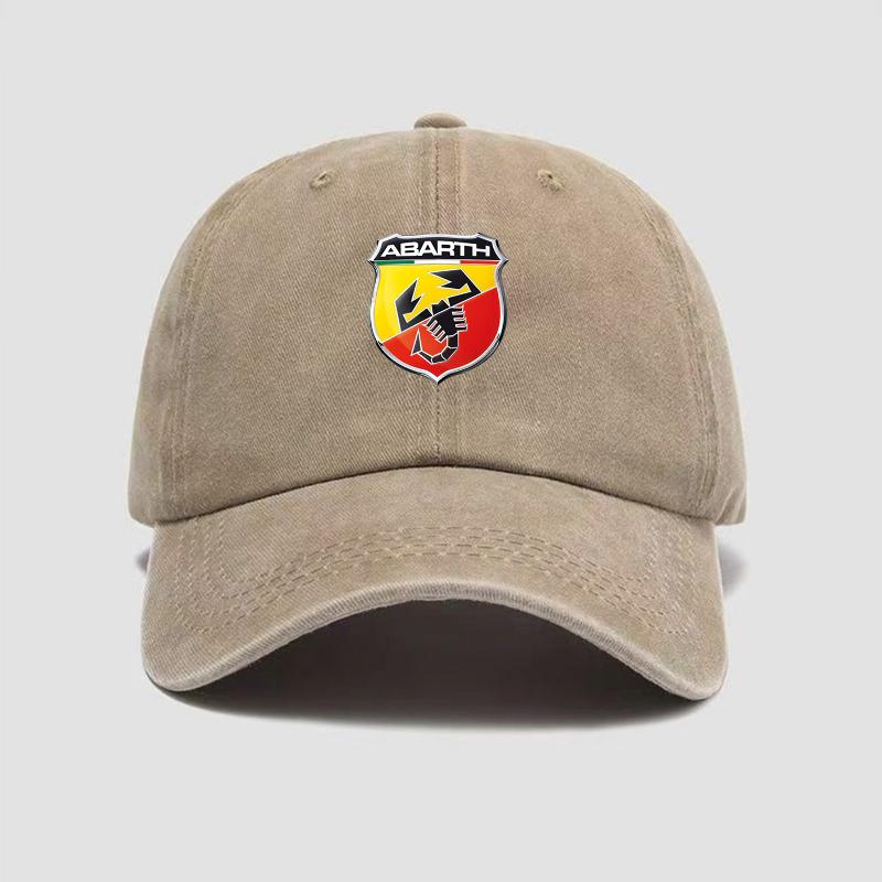 VEP1 Mode Auto Baseballkappe Schirmmütze Sonnenhut Unisex Verstellbarer Sonnenschutzhut Für Abarth Punto 124 500 595 695 500X 500e Zubehör